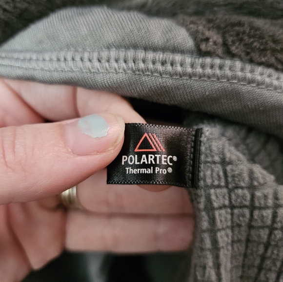 Patagonia Men's Size Large Gray Full Zip R2 Polartec Thermal Pro Jacket - Picture 9 of 11